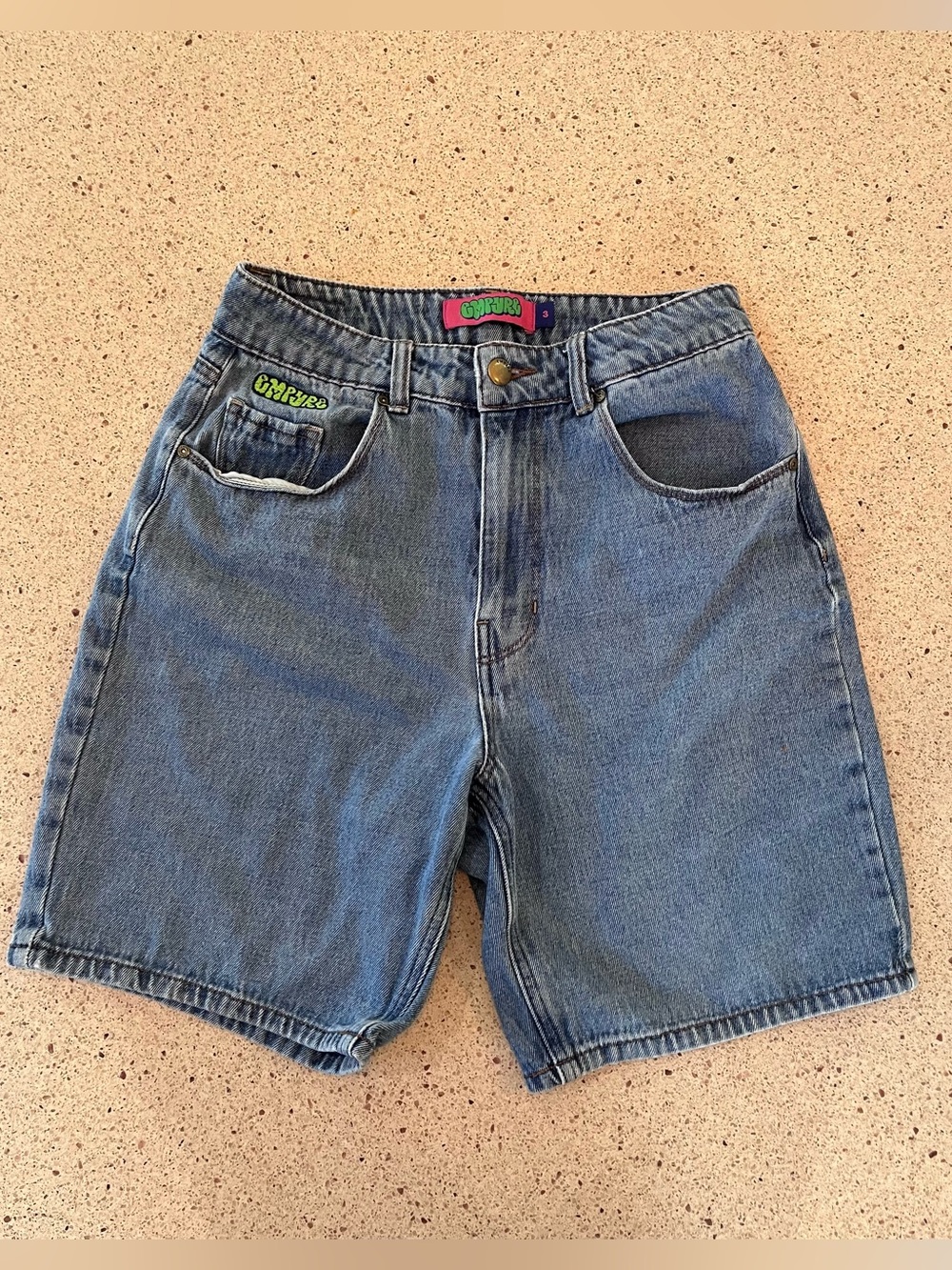 Empyre Light Blue Women's Juniors Denim Shorts - Size 3